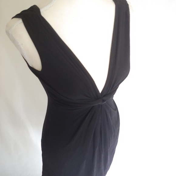 Forever 21 Black Plunging Neckline Mini Dress - Picture 6 of 7